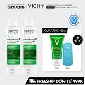 BỘ ĐOI DẦU GỘI GIẢM GAU CHO DA ĐẦU NHẠY CẢM DERCOS ANTIPEL CHUTE