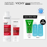 BỘ ĐOI DẦU GỘI & DẦU XẢ GIẢM GAY RỤNG, CHO TOC CHẮC KHỎE  DERCOS TECHNIQUE ENERGISING